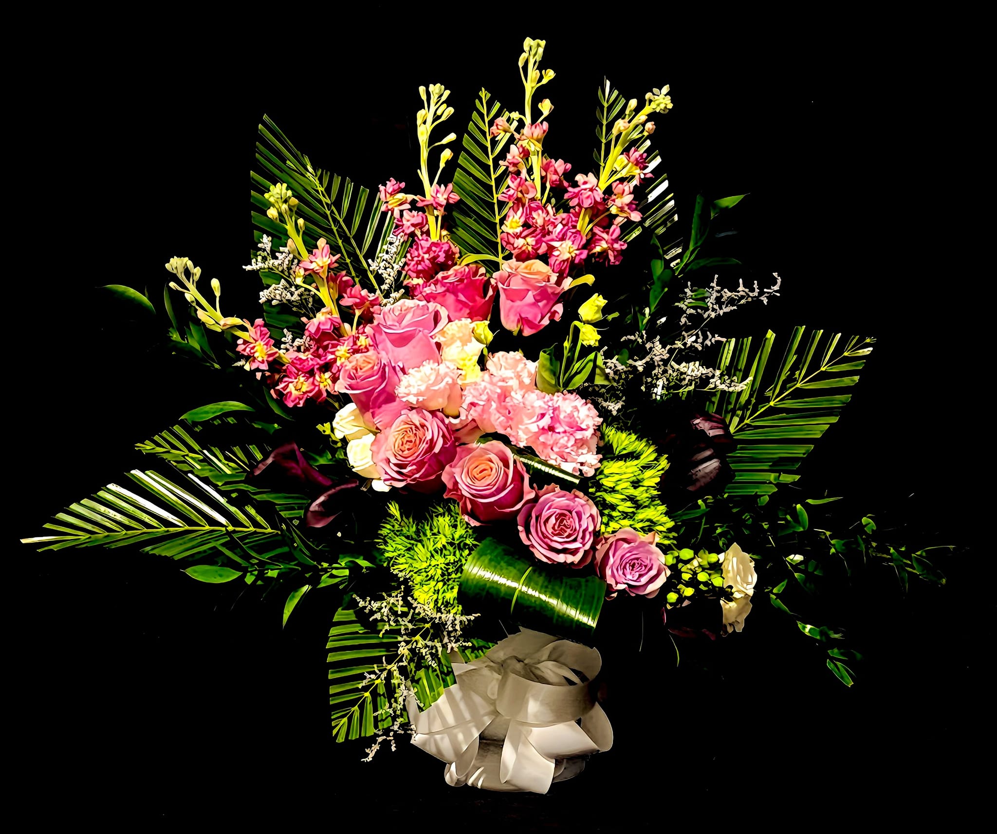 Pink & Lavender Wrapped Bouquet